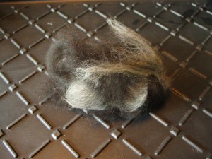 Roll your soap up in the fiber