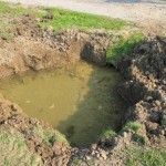 Looks like we now have a small pond.