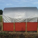 Horse Run In Shelter Shed Barn