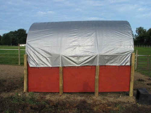 Horse RunIn Shed Shelter Barn