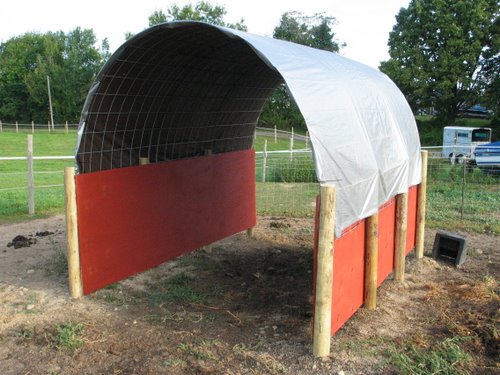 Horse RunIn Shed Shelter Barn