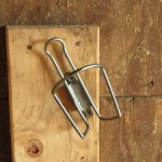 Bike Bottle Holder on 2x6 at a slight angle for easy feeding.