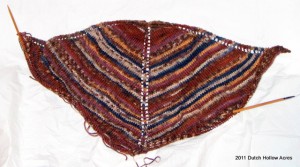 sock yarn shawl