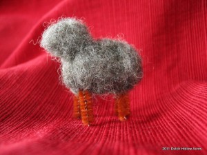 Needle Felt Sheep