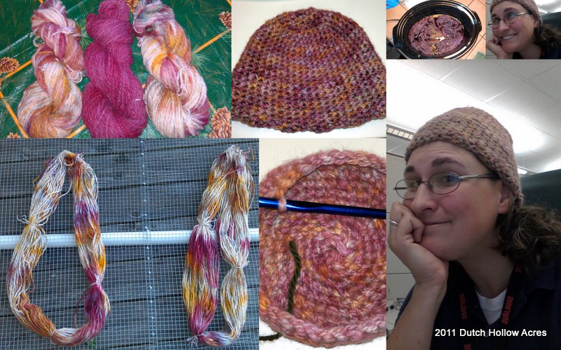 How To Crochet A Hat. crocheting it into a hat.